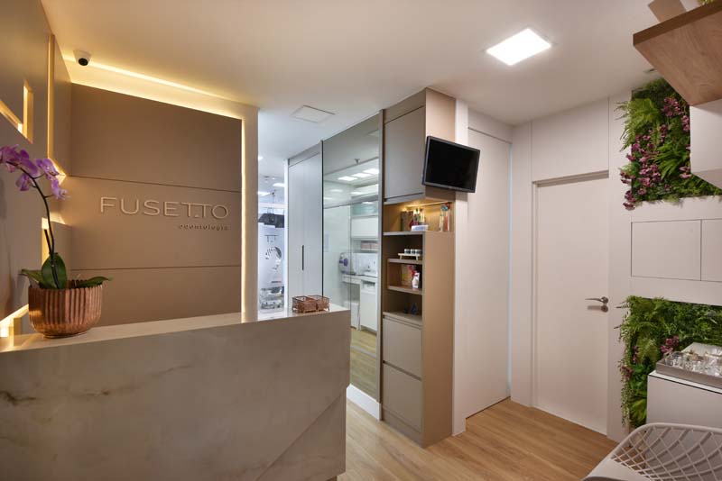 decoração de clínica de estética