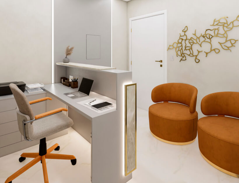 decoração consultório odontológico moderno