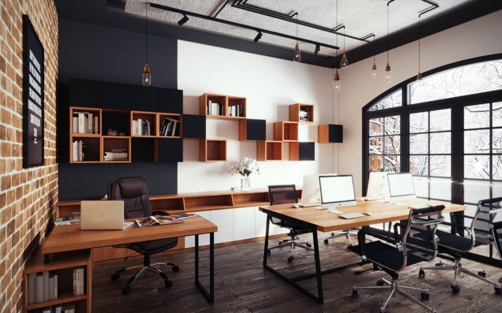decoração de escritório de arquitetura