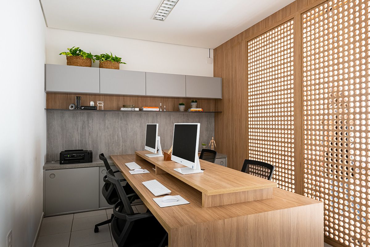 ideias de decoração escritório de arquitetura moderno