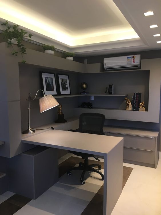 ideias de decoração escritório de arquitetura moderno