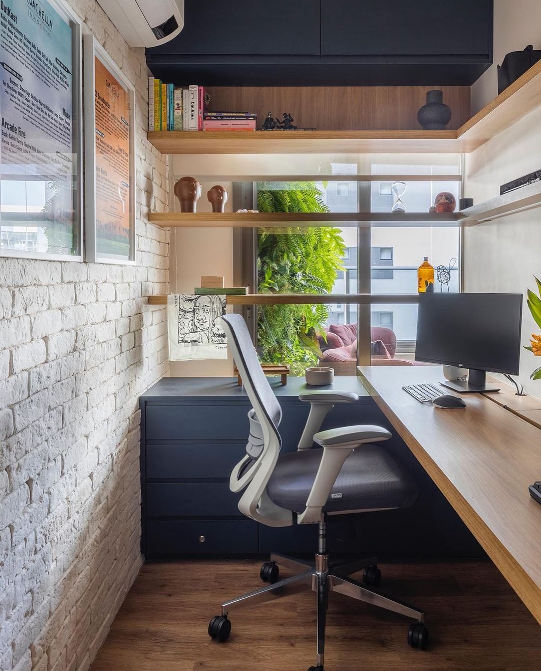 escritório de arquitetura industrial vs minimalista