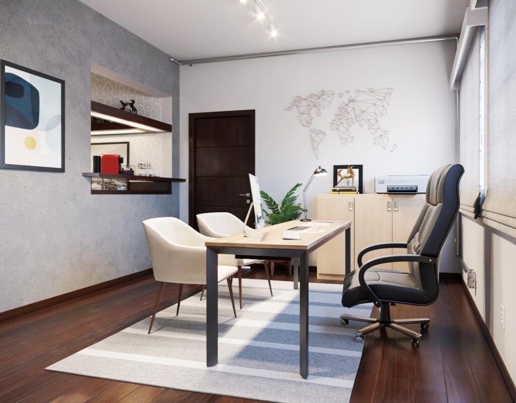 decoração de escritório de contabilidade