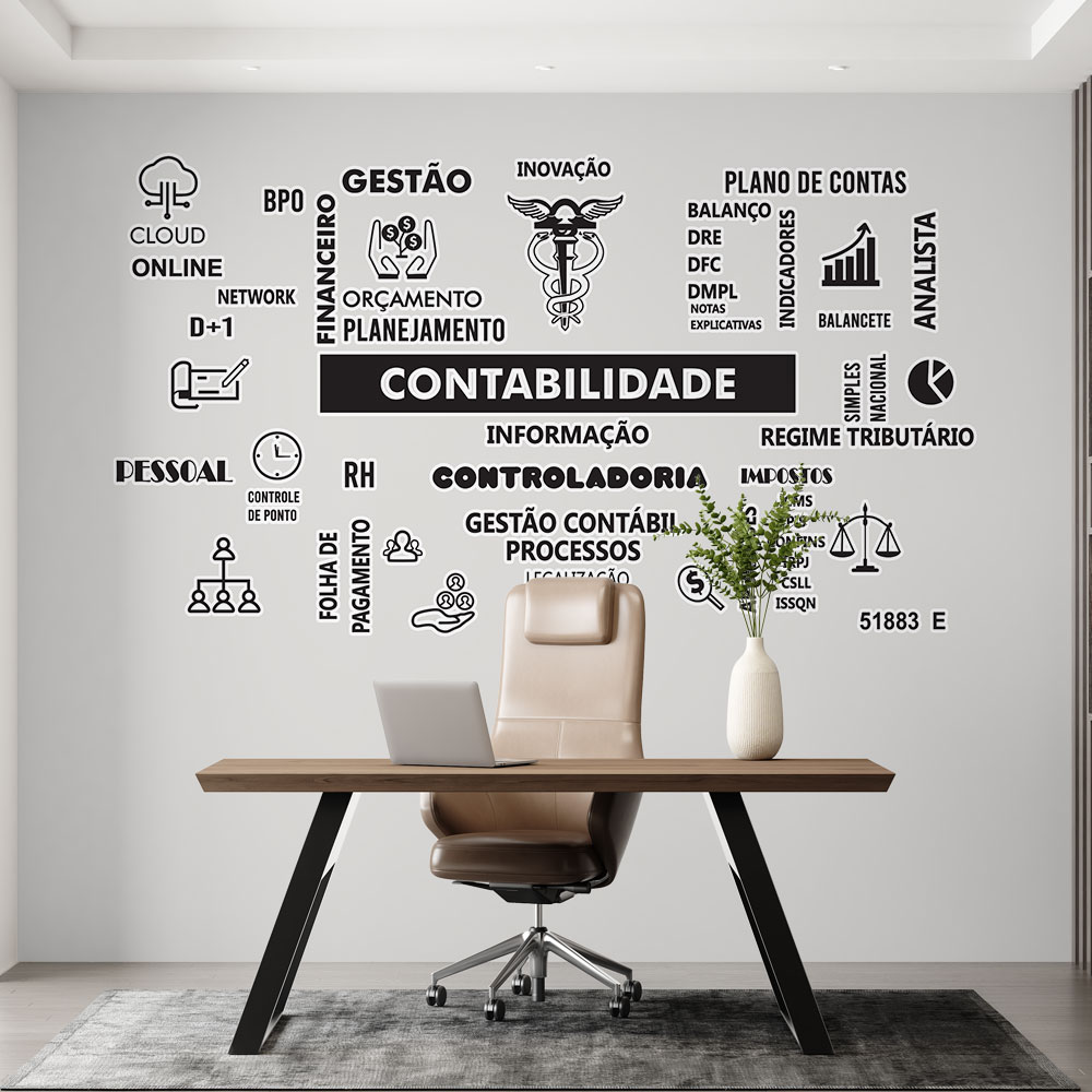 decoração de escritório de contabilidade
