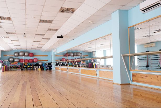 decoração estúdio de ballet