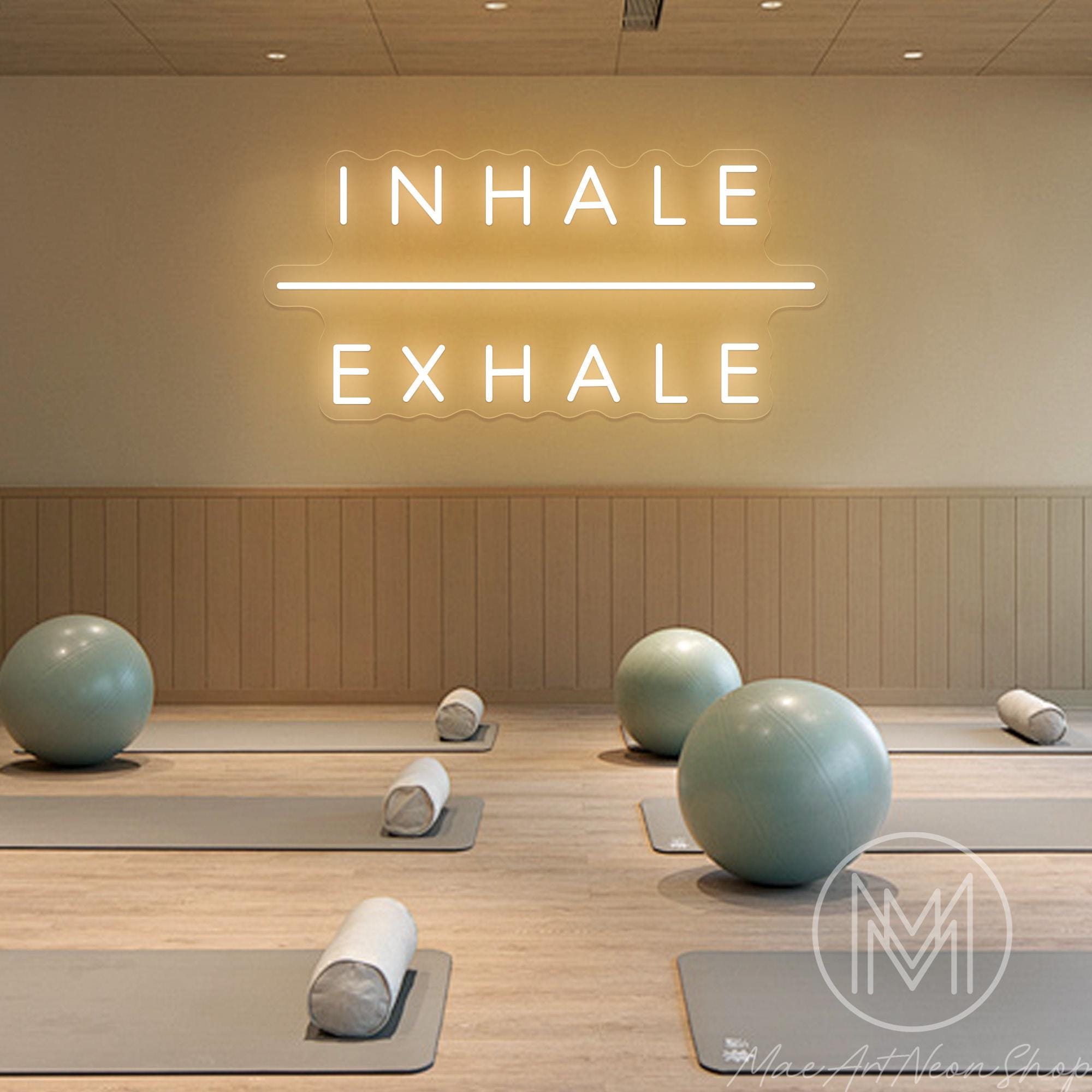 decoração de estúdio de yoga