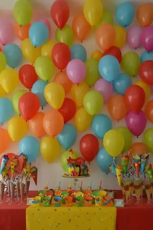 como fazer festa infantil simples em casa