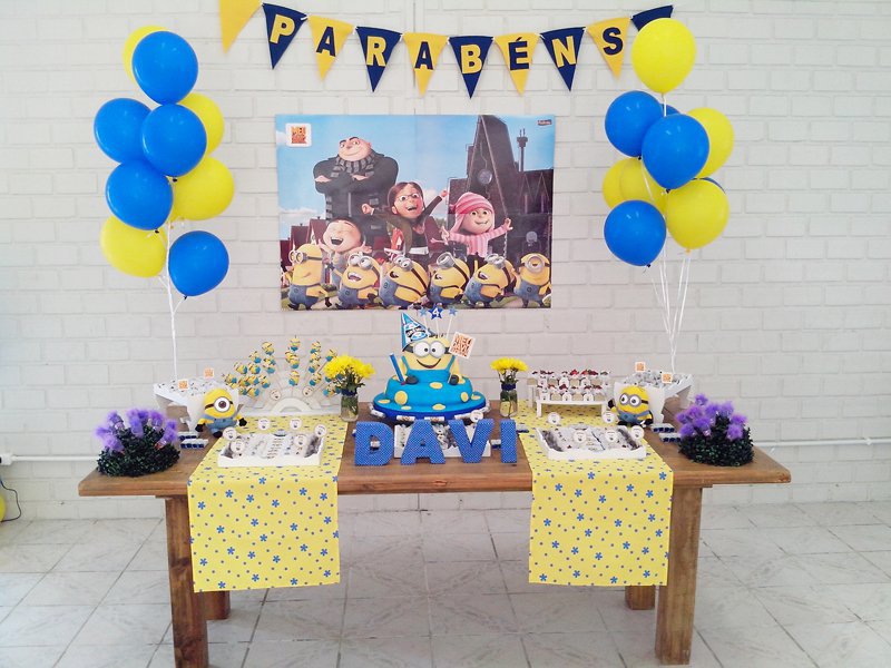 decoração festa infantil tema cores