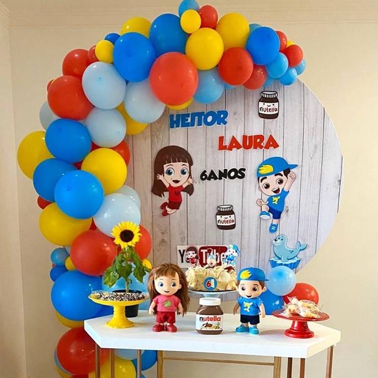 painel de festa infantil simples