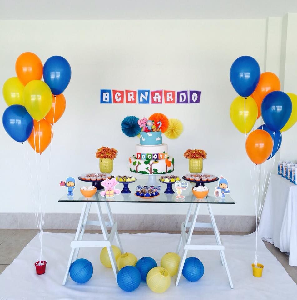 decoração balões festa infantil simples