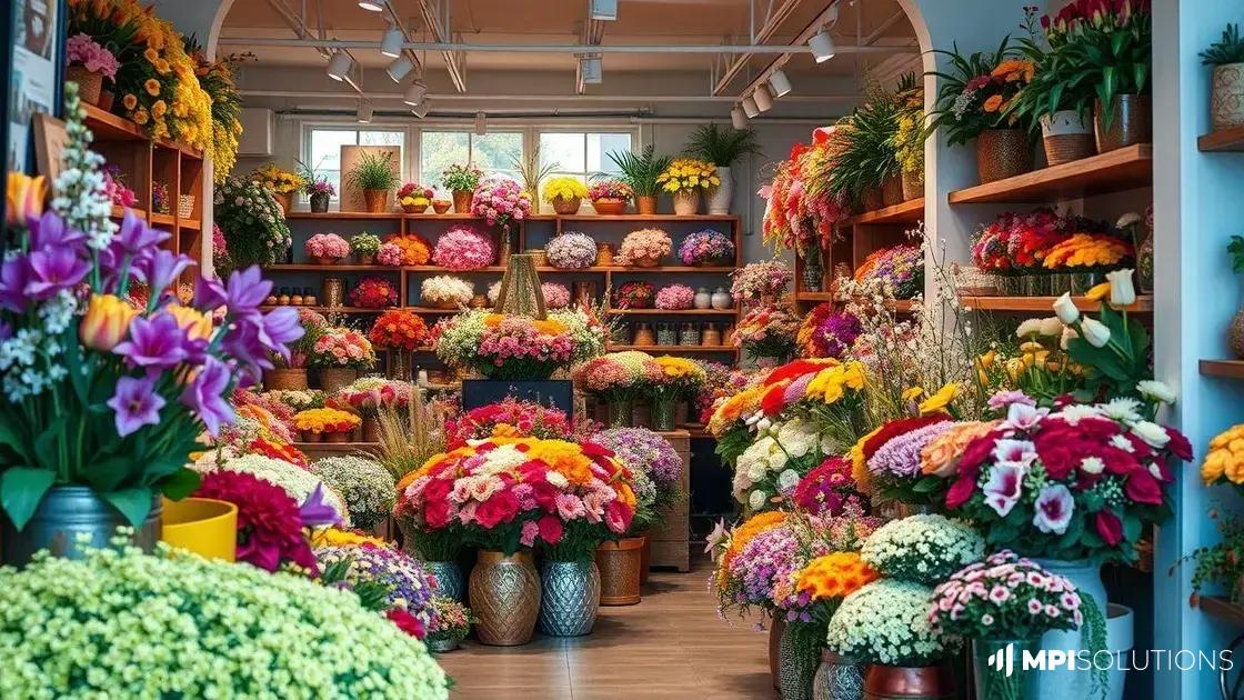 como usar jardim vertical na decoração de floricultura
