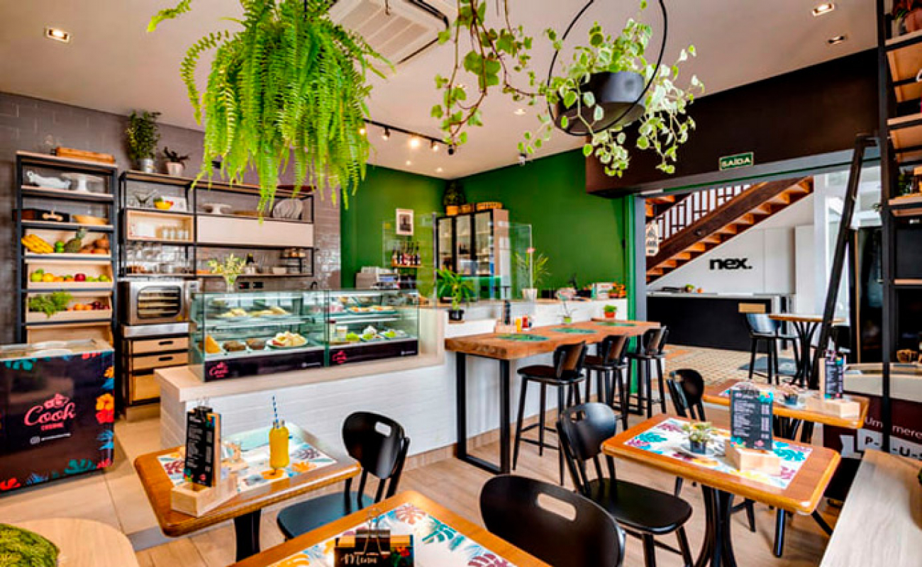 decoração de lanchonete