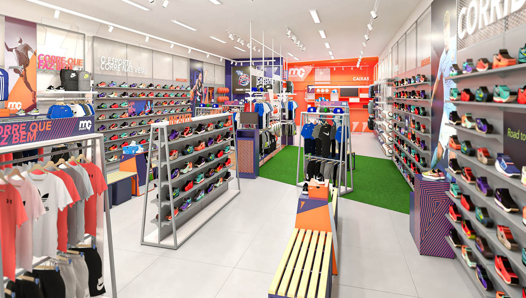 erros comuns ao decorar loja de esportes