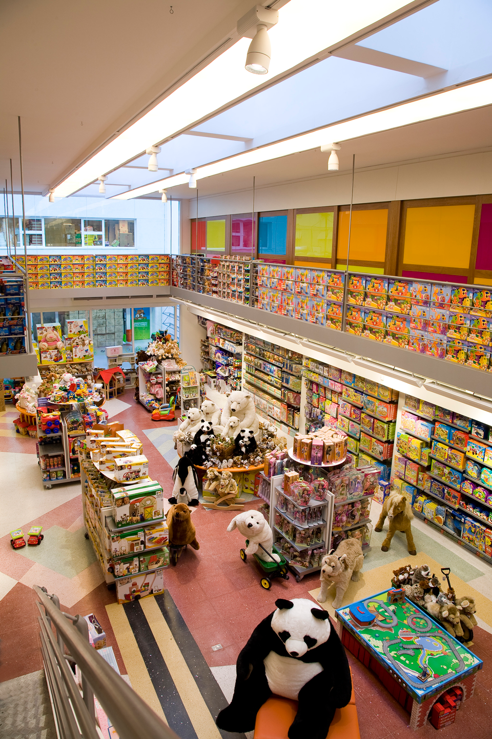 cores ideais para loja de brinquedos