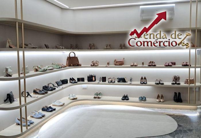 decoração de loja de calçados femininos