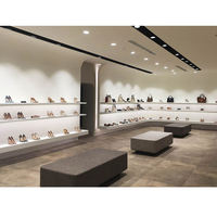 decoração de loja de calçados femininos