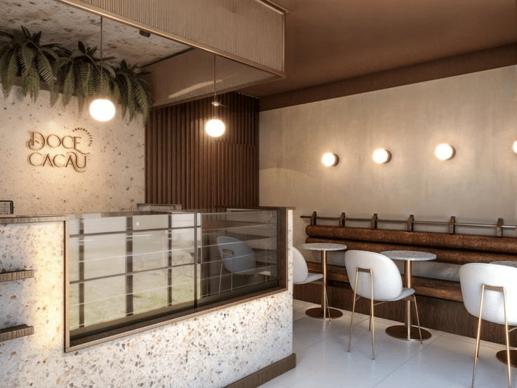 decoração de loja de doces