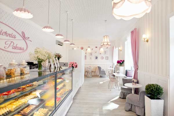 iluminação ideal vitrine doces finos