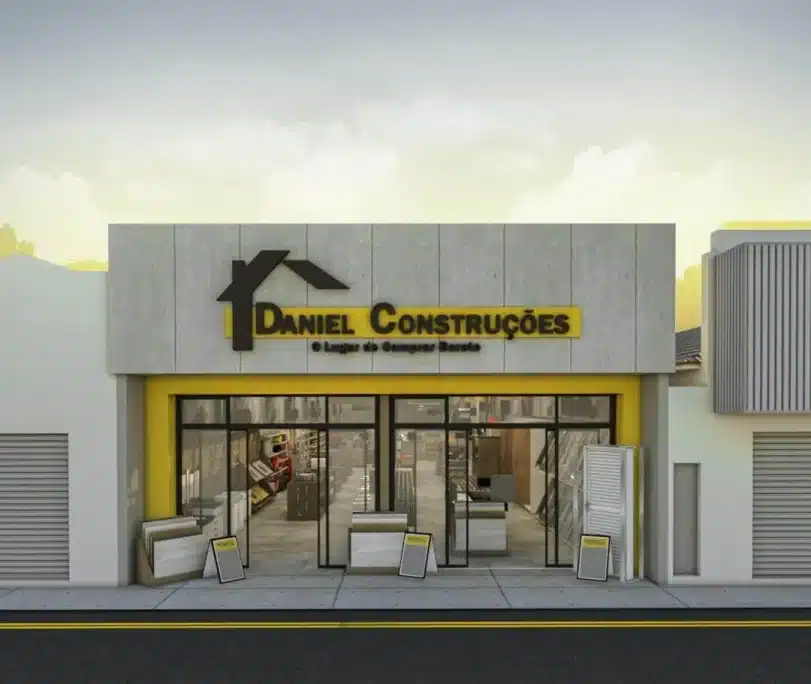 organização prateleiras loja materiais construção
