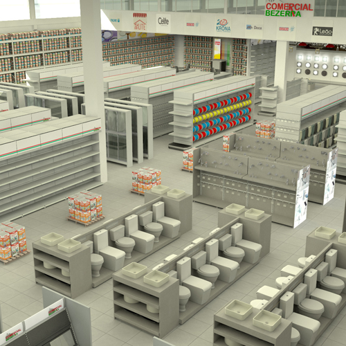como decorar loja de materiais de construção