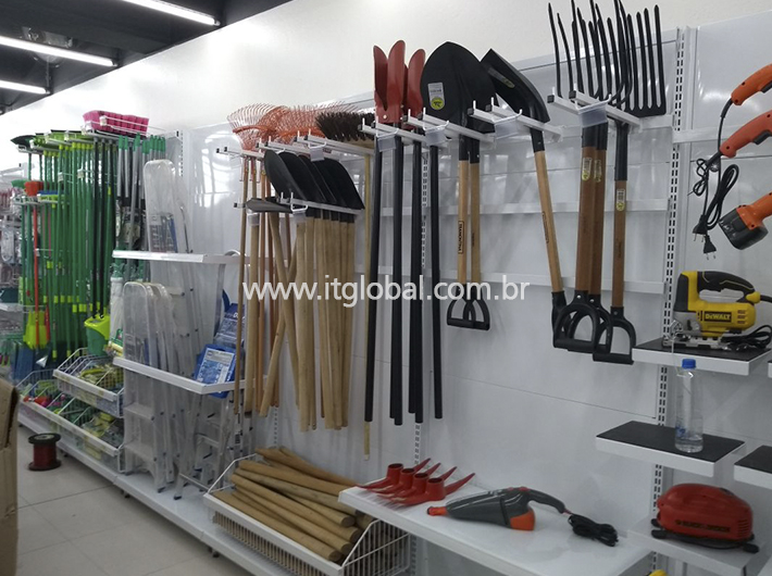 iluminação para loja de materiais de construção