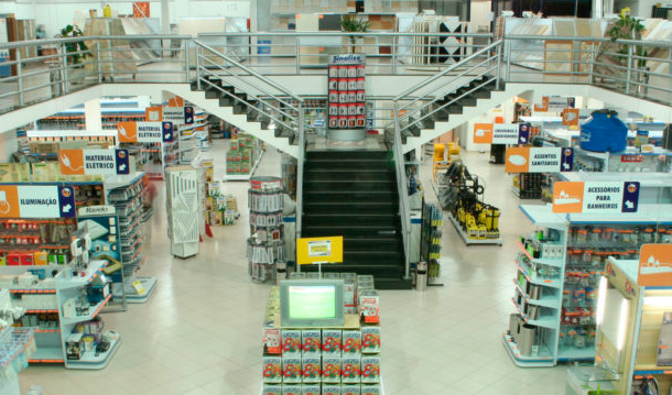 merchandising visual loja de materiais de construção