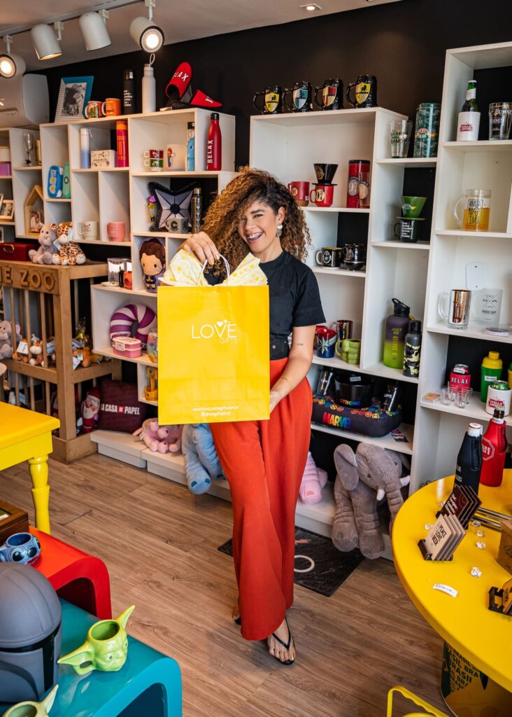 decoração de loja de presentes