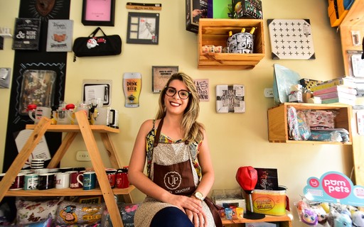 decoração de loja de presentes