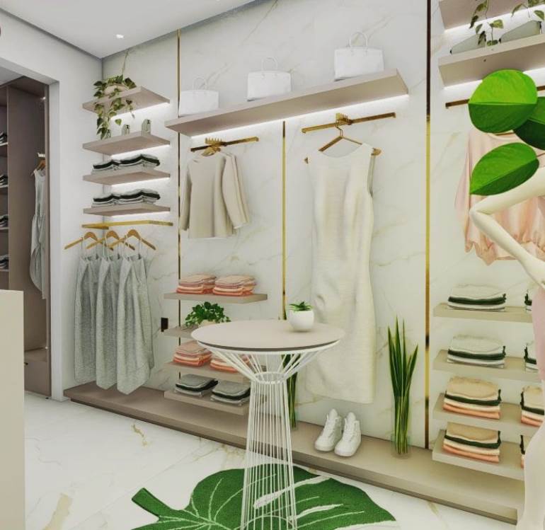 Projetos Prontos de Decoração para Lojas de Roupas: Economia e Estilo