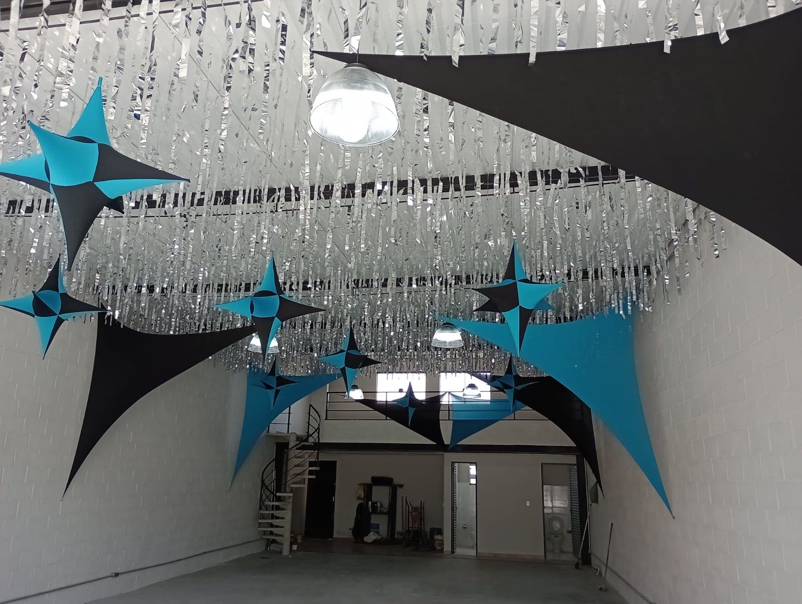 decoração com tecido tensionado loja