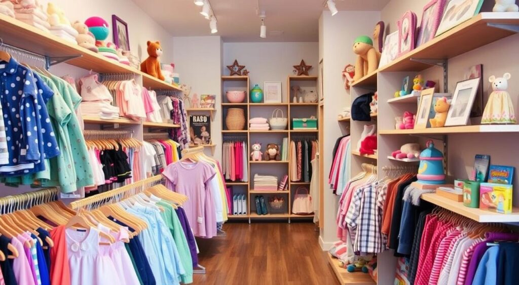 decoração de loja infantil