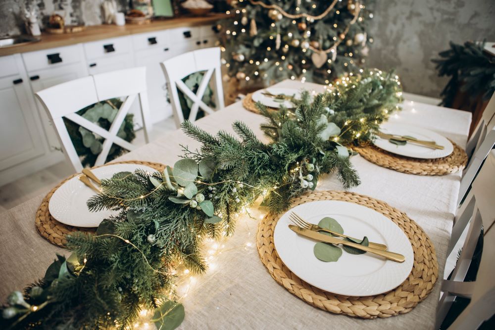 10 ideias criativas para decorar mesa de natal simples