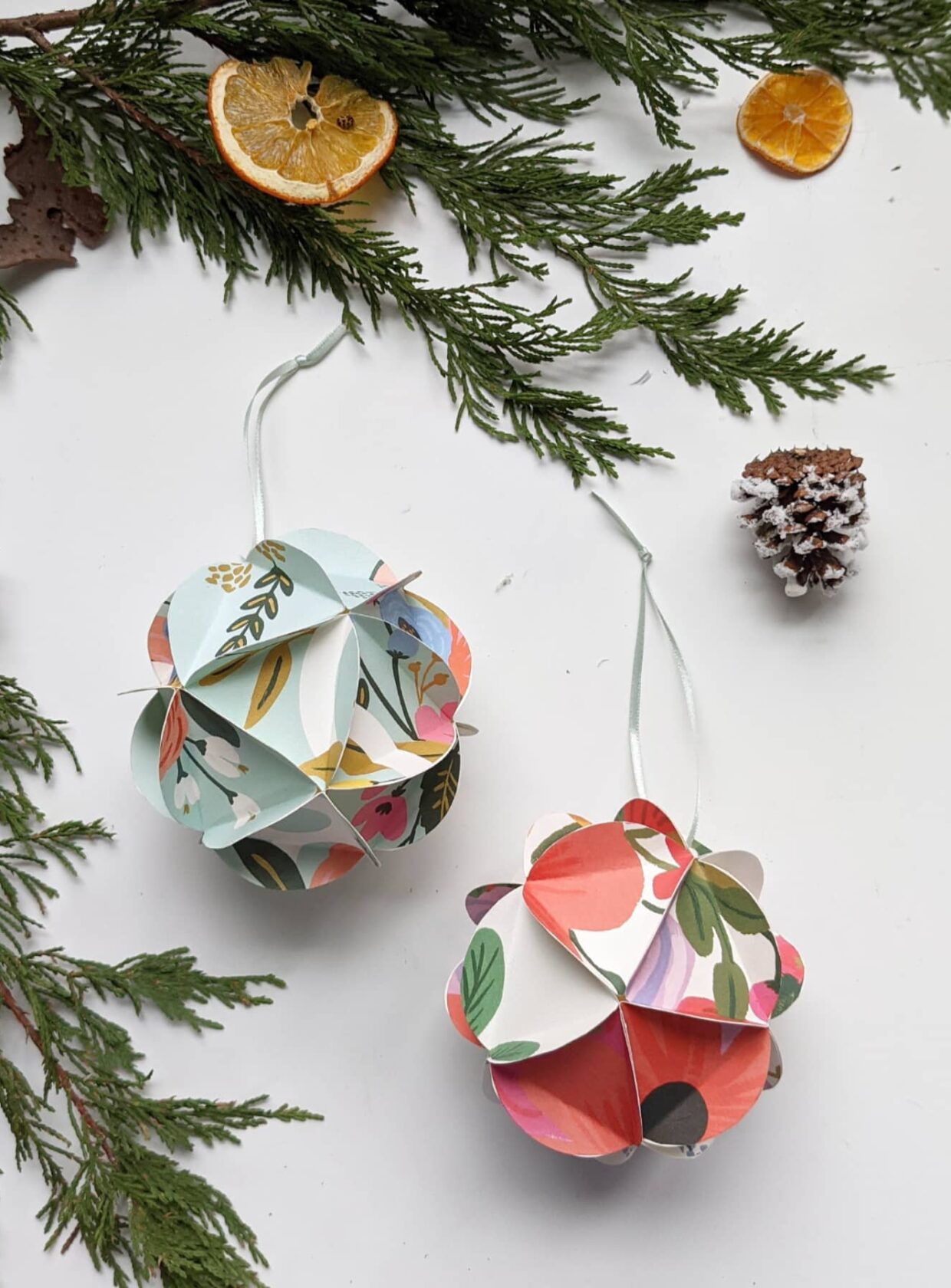decoração de natal com materiais reciclados