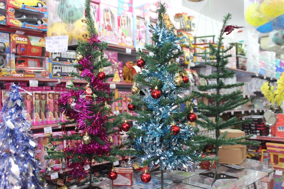 decoracao de natal em loja