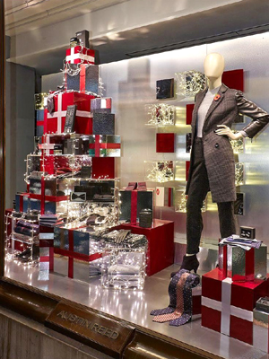 decoracao de natal em loja