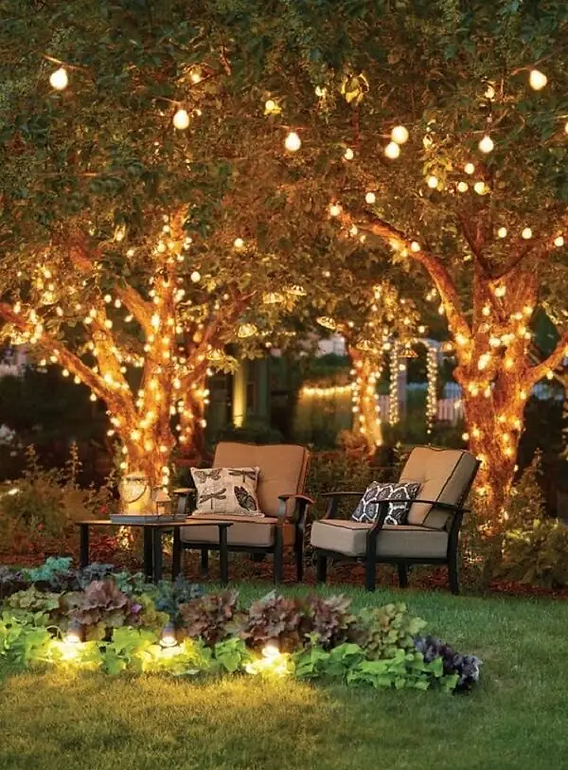 ideias criativas decoracao de natal jardim