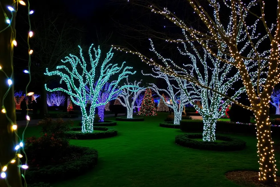 como iluminar jardim para natal
