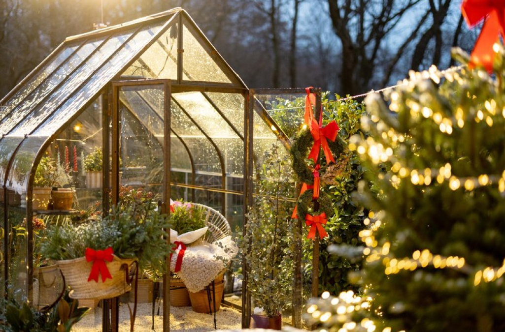 decoracao de natal jardim vs varanda