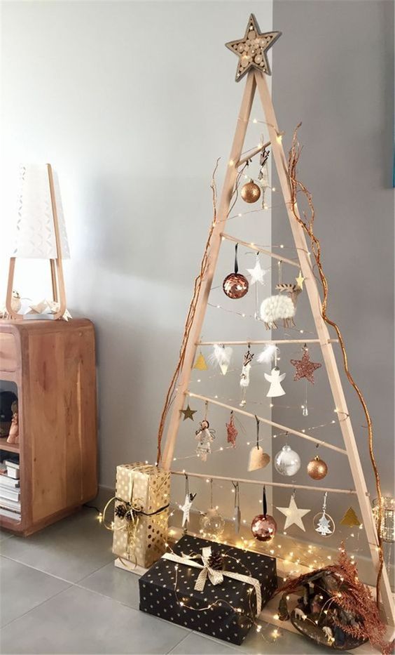 decoracao de natal na parede