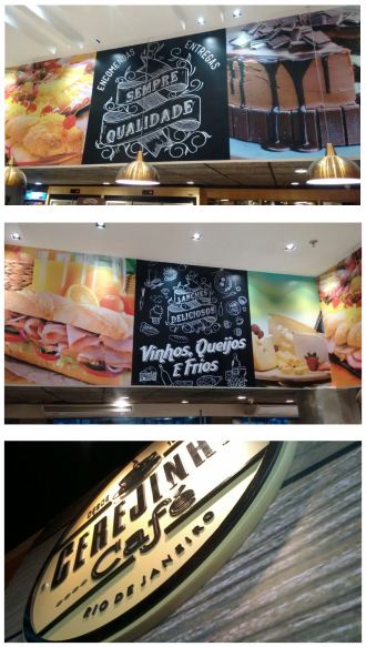 como decorar vitrine de padaria para natal