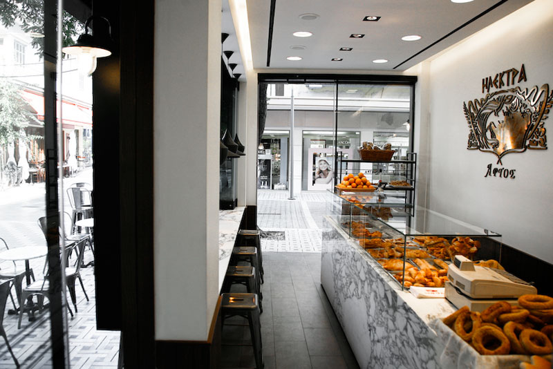 decoração de padaria industrial vs rústica