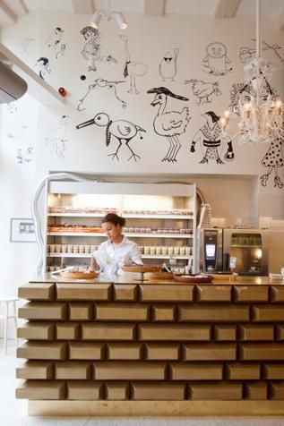 como decorar vitrine de padaria para natal