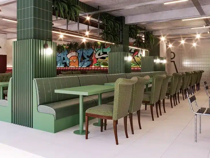 decoração de pizzaria