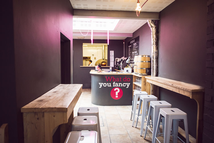 decoração de pizzaria