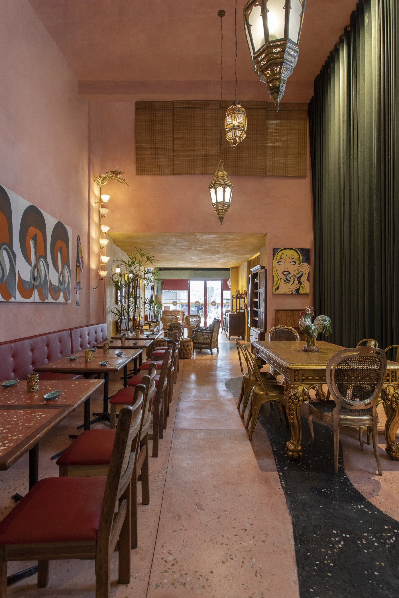 decoração de pizzaria