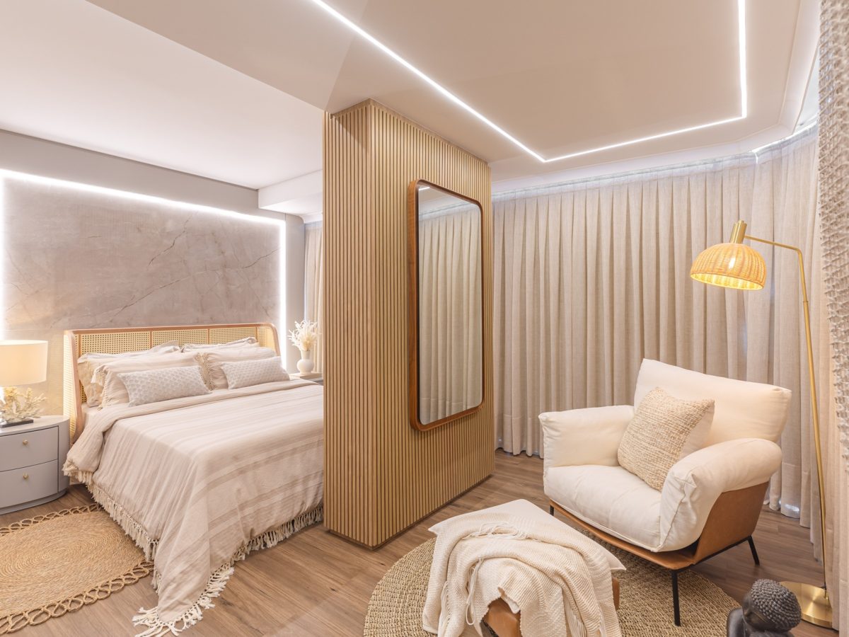 como escolher a iluminação perfeita para quarto de hotel