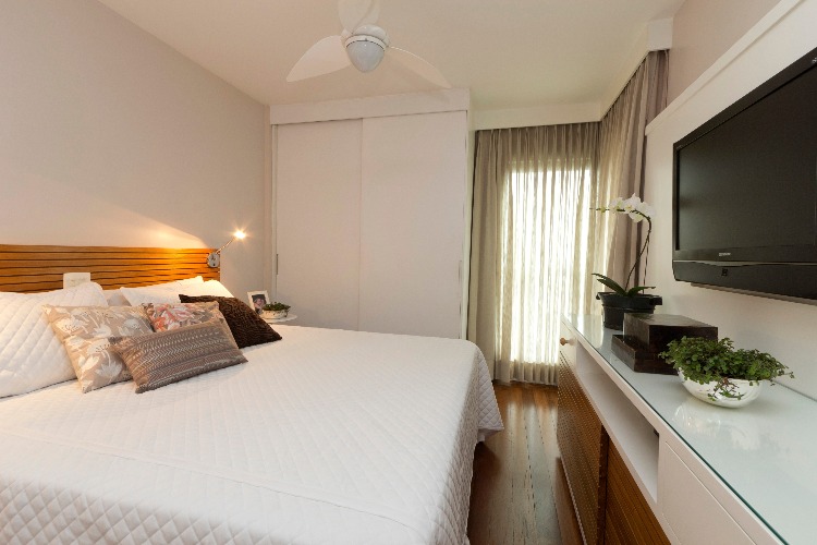 decoração de quarto de hotel