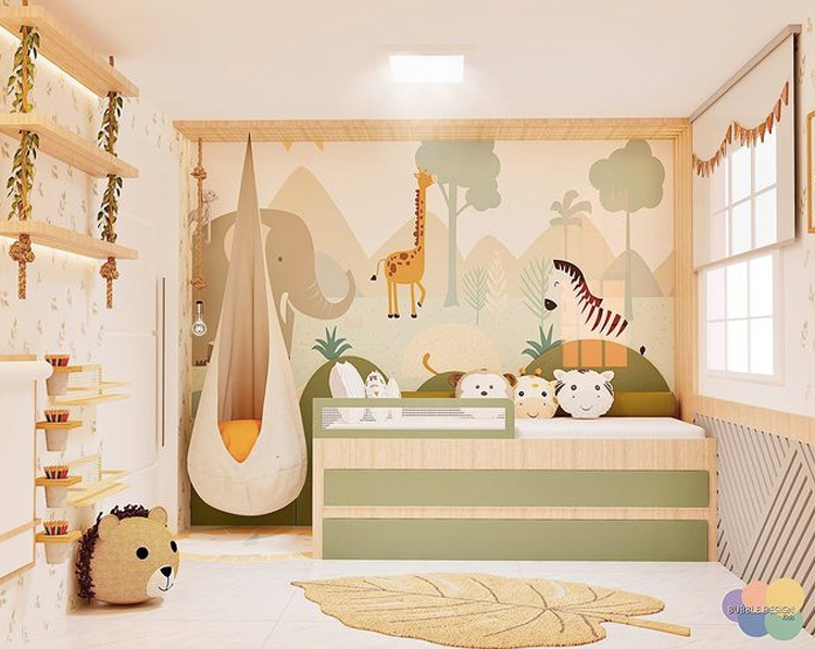 quarto menino criativo