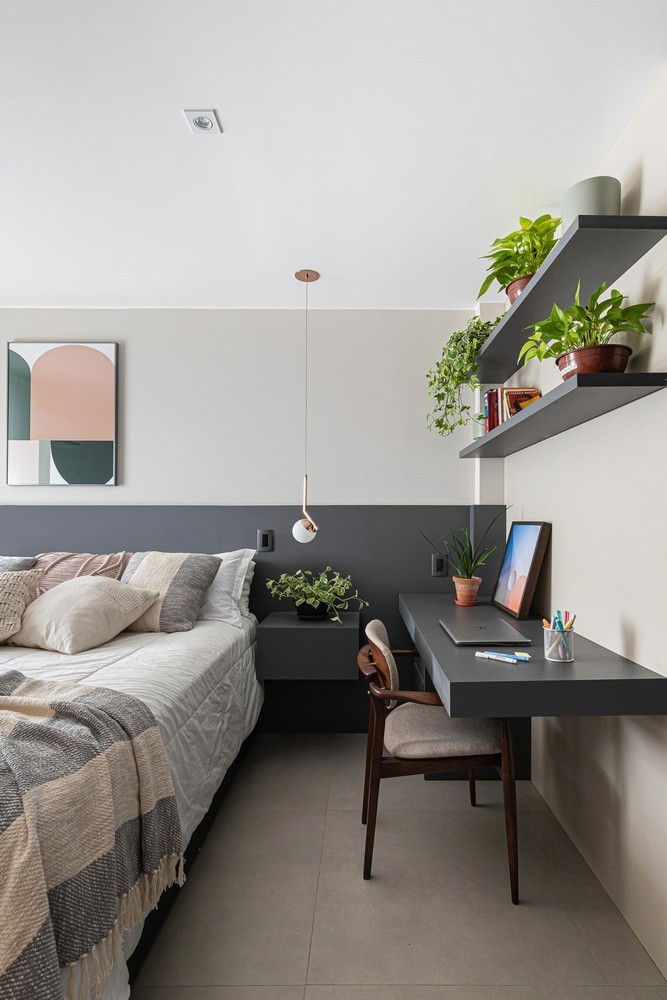 como usar espelhos para ampliar quarto pequeno