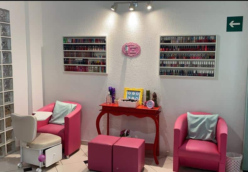 decoração salão de manicure moderno